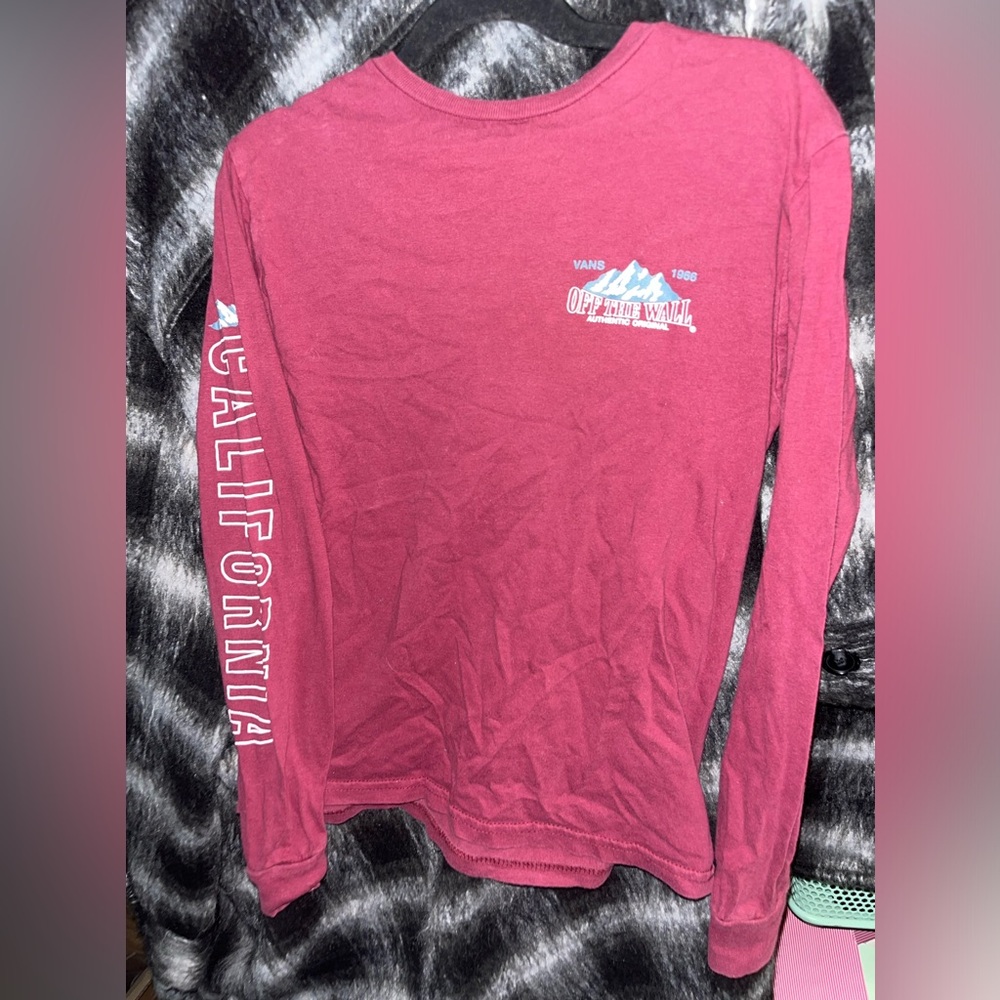 Vans Boys Long Sleeve Graphic Tee 🌵Small
